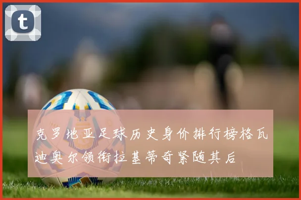 克罗地亚足球历史身价排行榜格瓦迪奥尔领衔拉基蒂奇紧随其后